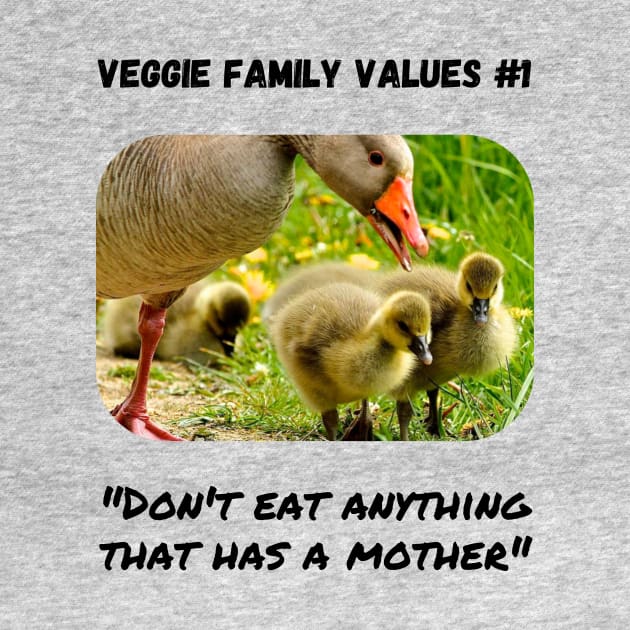 Veggie Family Values #1 (Goose) by BestWildArt